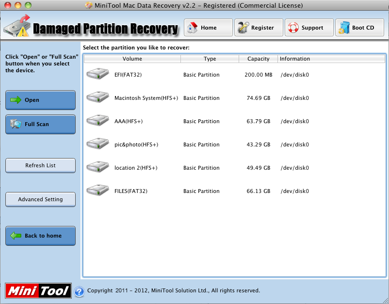 Data Recovery Software Mac Edition Damaged Partition Recovery