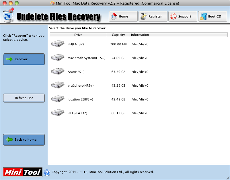 Data Recovery Software Mac Edition Undelete Recovery